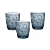 Set 3 Bicchieri Acqua Blu Diamond 30 cl Bormioli Rocco