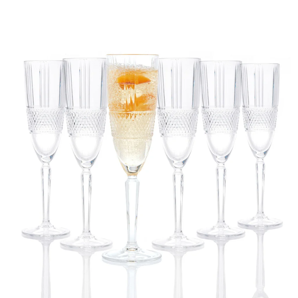 Set 6 Calici Brillante Flute 19 cl RCR