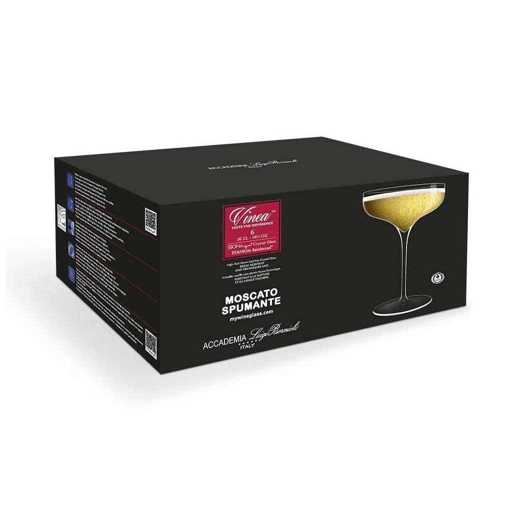 Set 6 Coppe Moscato Spumante Vinea 30 cl LUIGI BORMIOLI