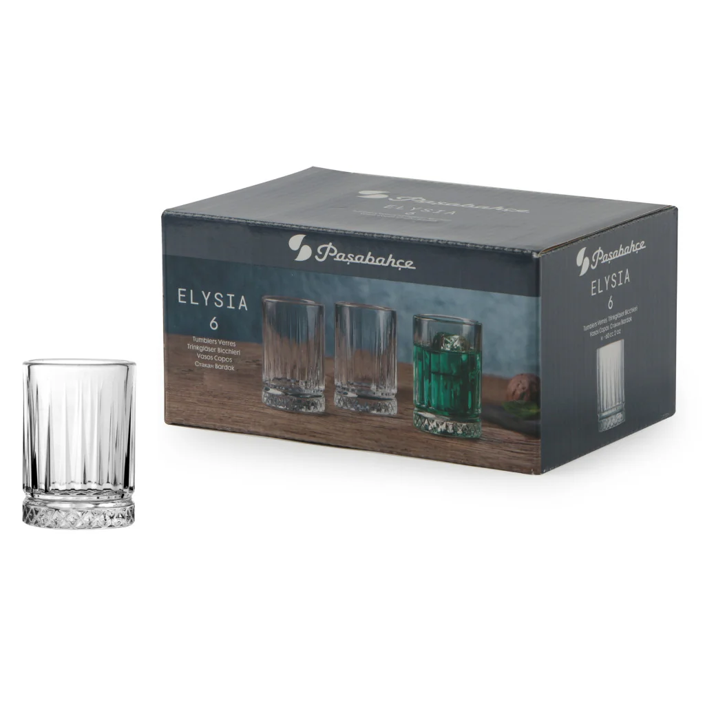 Set 6 Bicchieri Elysia Shot 6 cl Pasabache