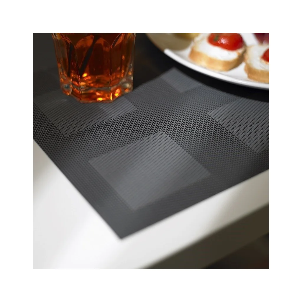 Tovaglietta Americana City Nera 30x45 cm