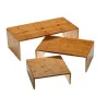 Set 3 Alzate Espositori Bamboo