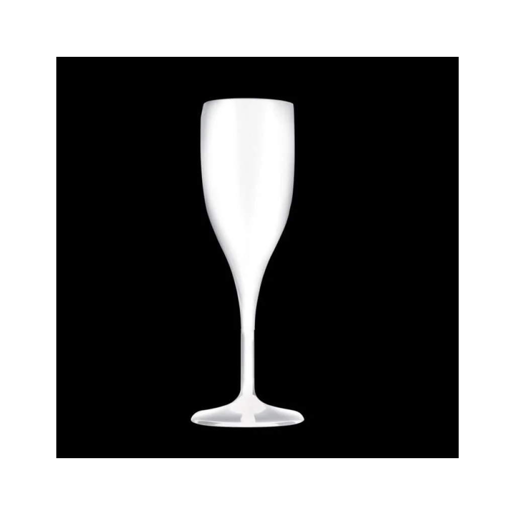 Calice Flute Infrangibile Bianco 150 Cc Bianco