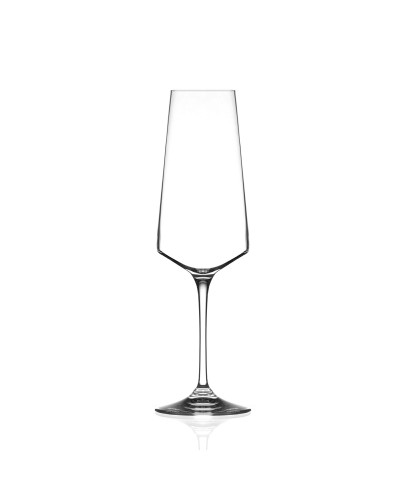 Set of 6 Sparkling Wine Flute Goblets Aria 36 cl RCR Cristalleria Glass