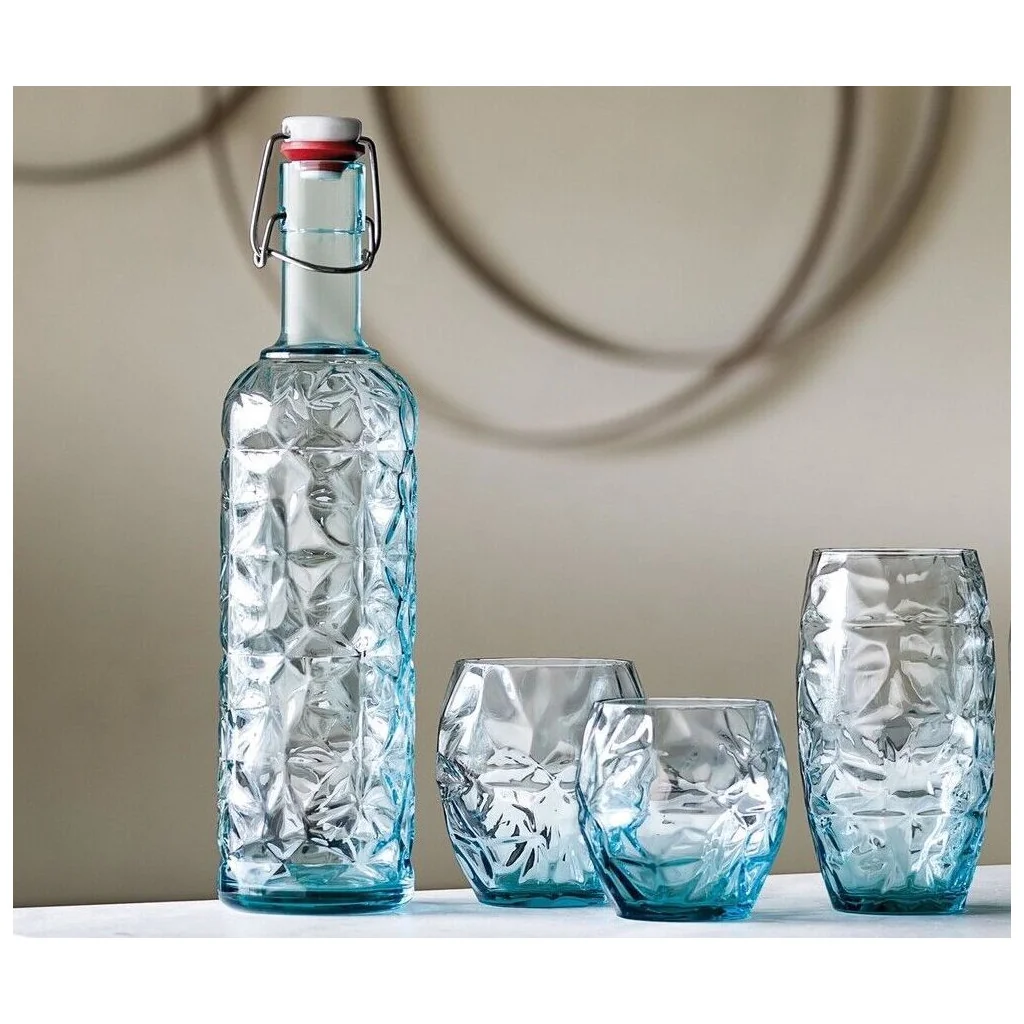 Bottiglia Oriente Blu 110 cl con Tappo