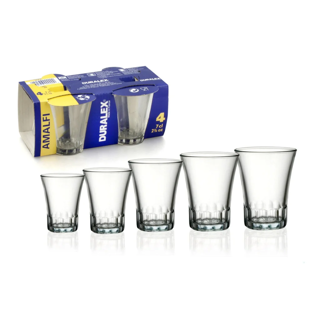 Set 4 Bicchieri Vino Amalfi da 17 cl in Vetro Duralex
