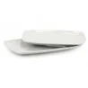 Vassoio Tokio Bianco 25x14 cm Porcellana Saturnia