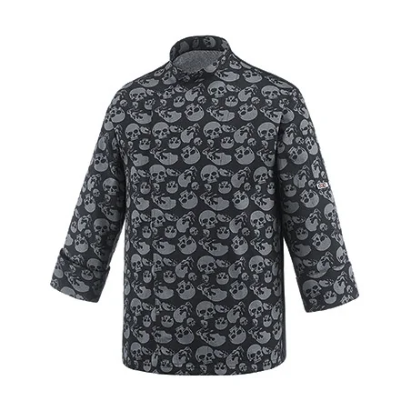Giacca Fantasy Skulls M/lunga 100% Cot EGOCHEF