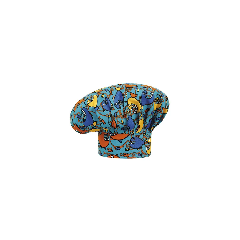Cappello Cuoco Shark 100% Cot Egochef