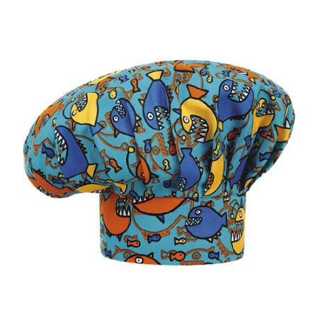 Cappello Cuoco Shark 100% Cot Egochef