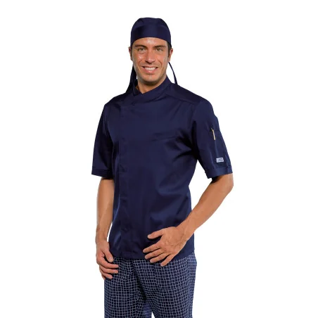 Giacca Bilbao Blu M/manica Pol/cot ISACCO