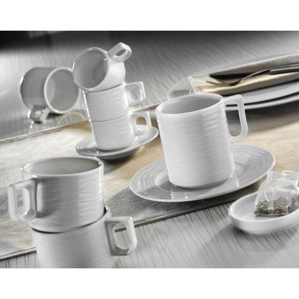 Set 6 Tazze Te Sea Wave 18 cl Kutahya