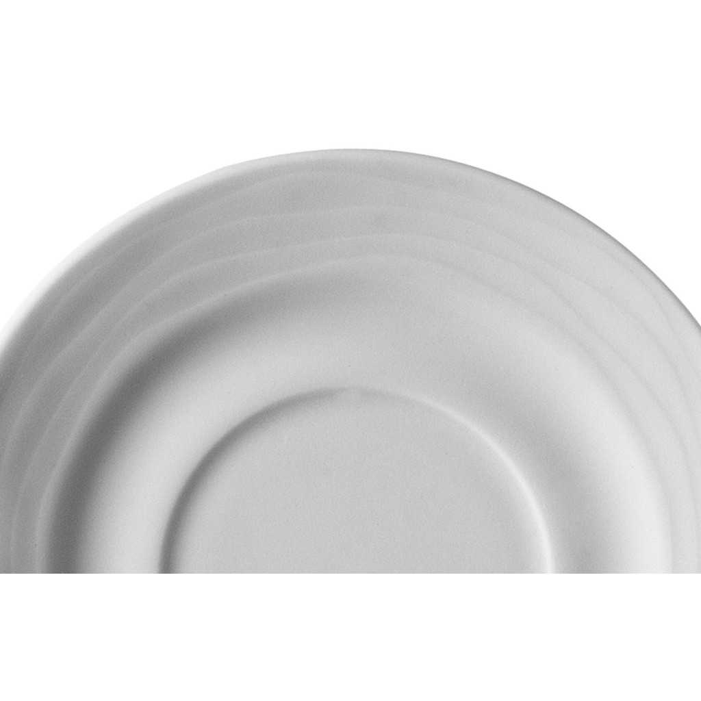 Set 12 Piattini Tazza Te Sea Wave Bianchi Kutahya Porselen