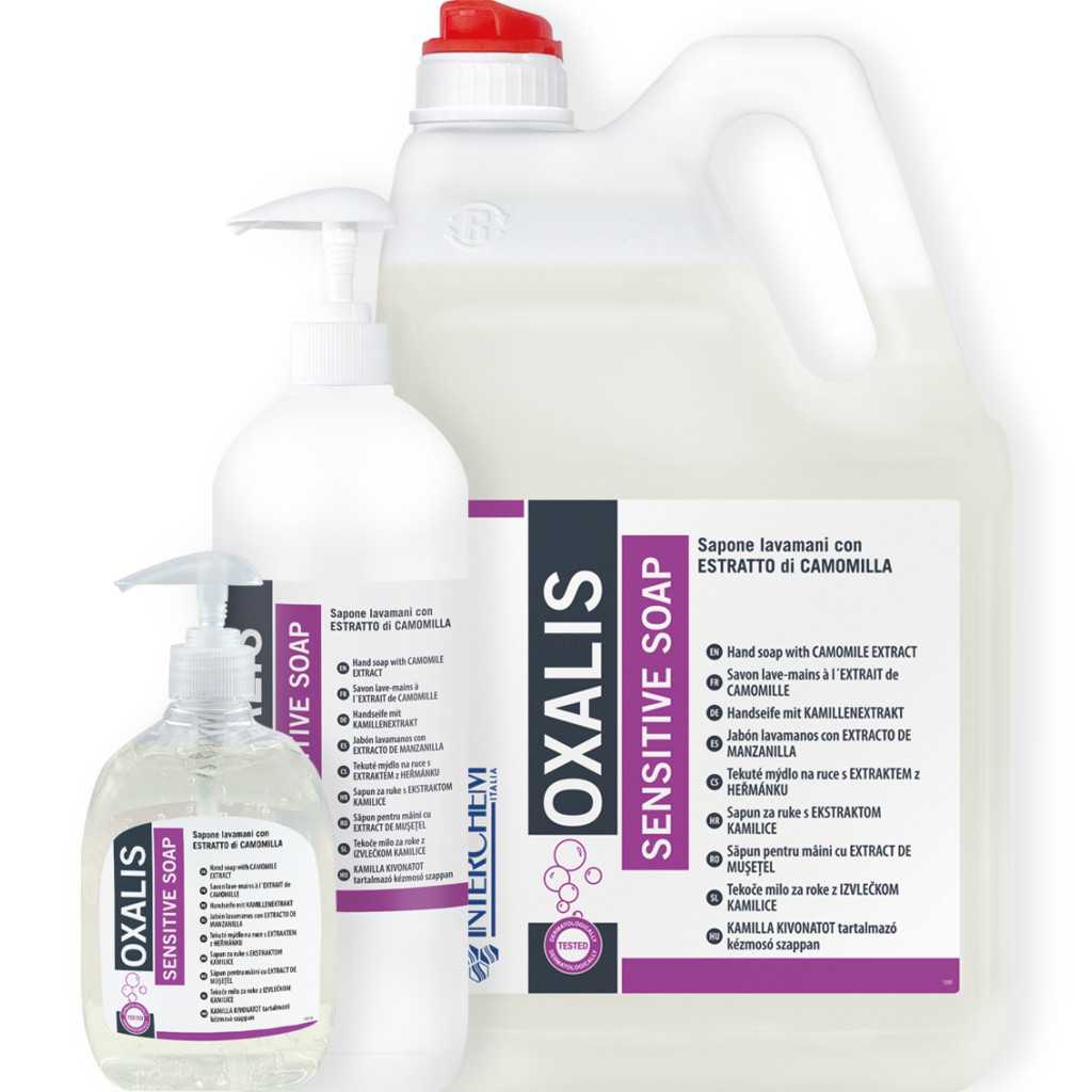 Sapone Oxalis Sensitive Soap 1 lt INTERCHEM