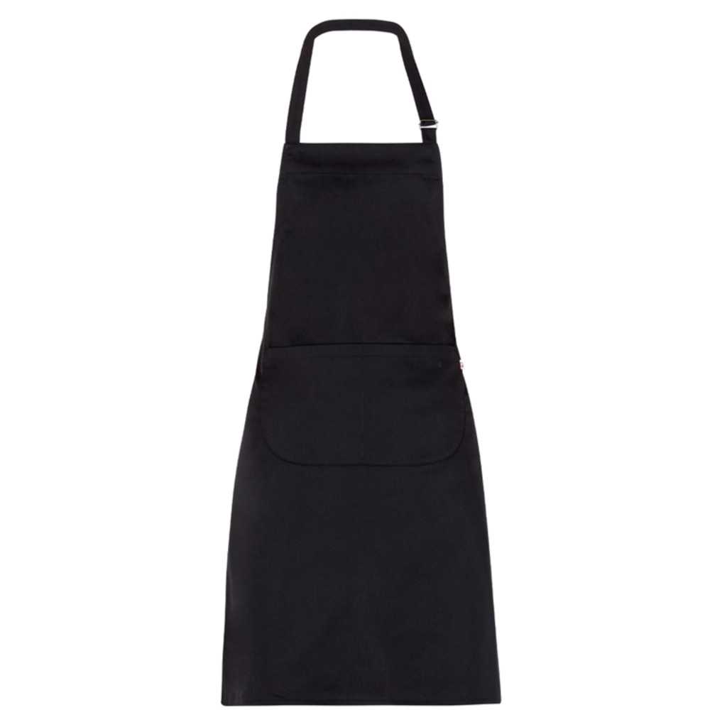 Grembiule Zante con Pettorina Nero GIBLORS