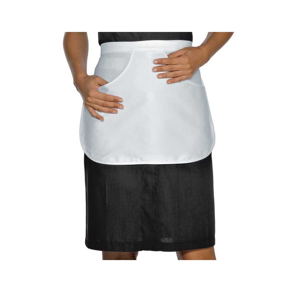 Camice Positano Nero con Grembiulino Bianco ISACCO