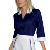 Camice Kinshasa Blu Pol/cot ISACCO