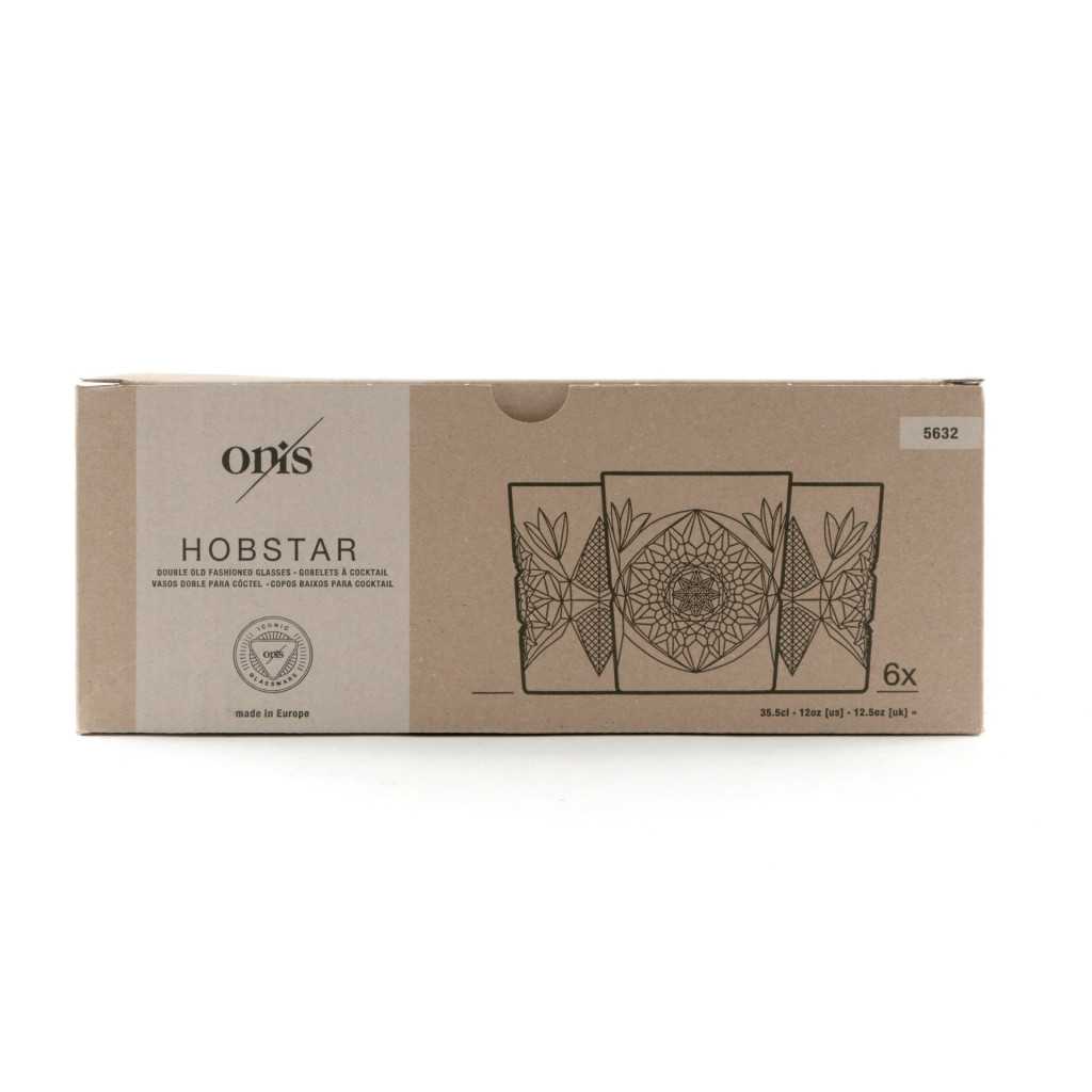 Set 6 Bicchieri Bibita Hobstar Dof 35 cl ONIS