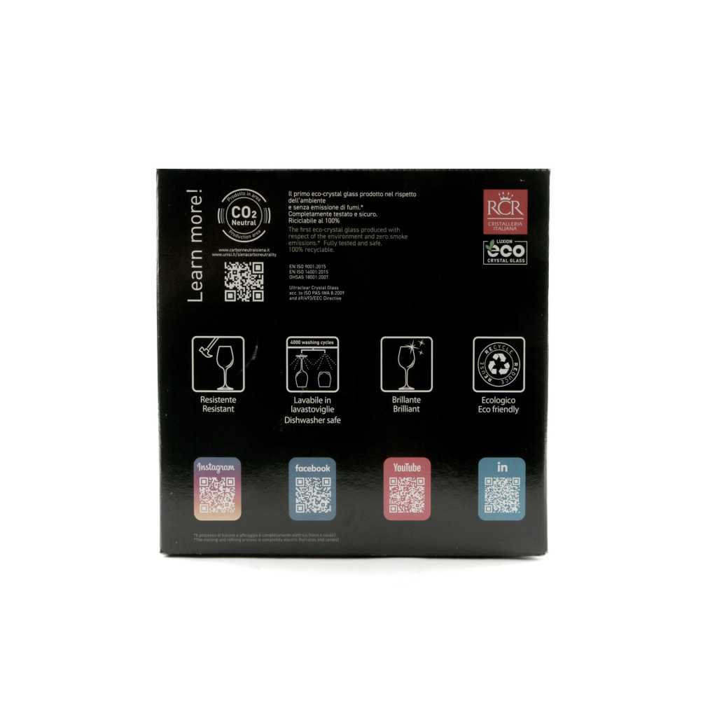 Set 4 Calici Cocktail Timeless 50 cl RCR CRISTALLERIA ITALIANA