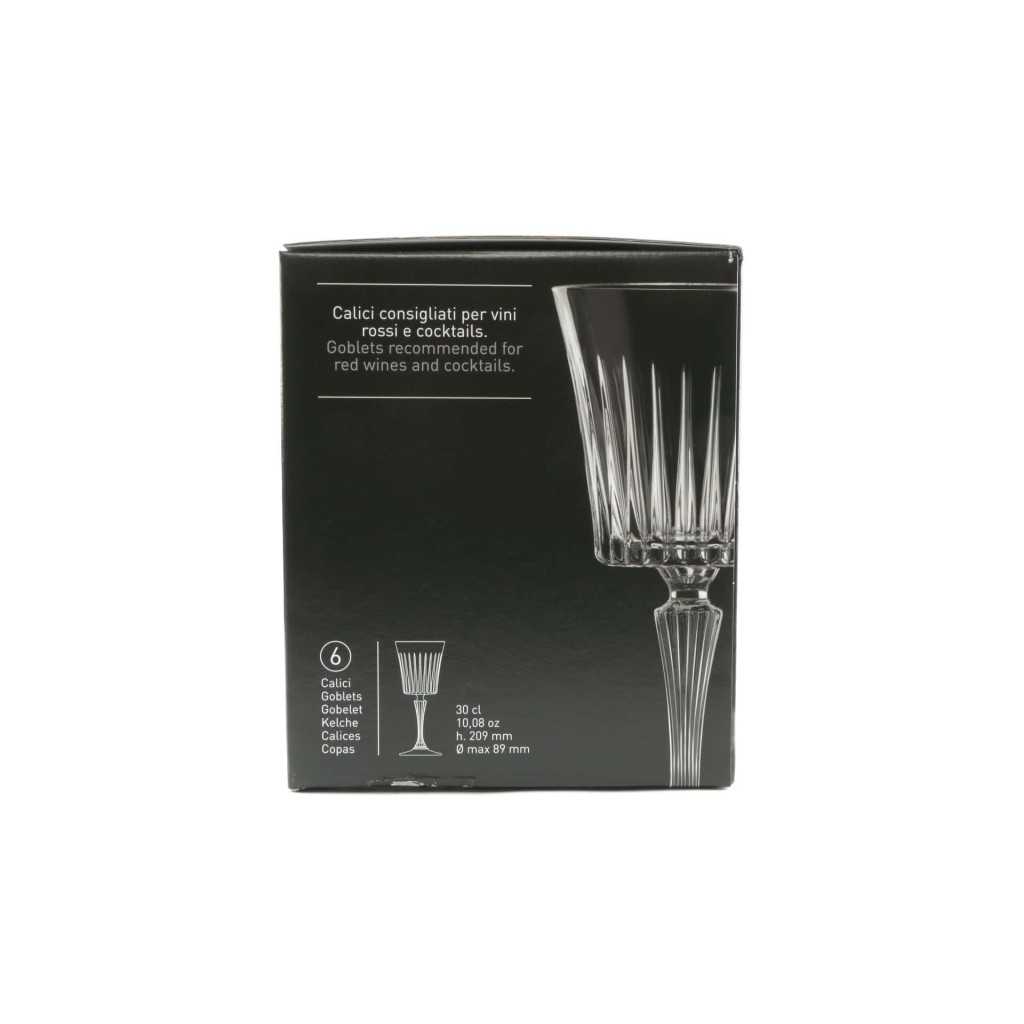 Set 6 Calici Acqua Timeless 30 cl RCR CRISTALLERIA ITALIANA