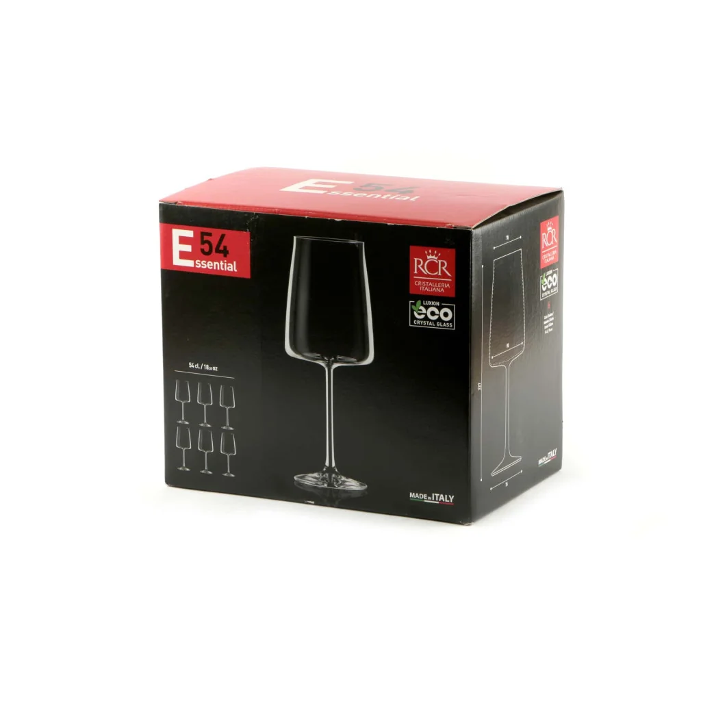 Set 6 Calici Vino Essential 54 cl RCR CRISTALLERIA ITALIANA