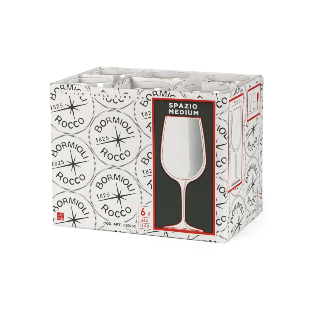 Set 6 Calici Vino Inventa - Spazio Medium 42 cl BORMIOLI ROCCO