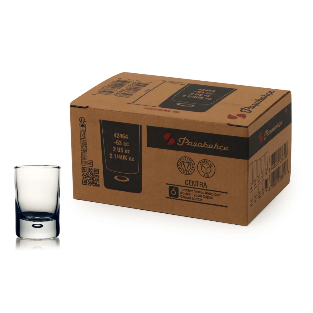 Set 6 Bicchieri Shot Liquore Centra 6,3 cl PASABAHCE