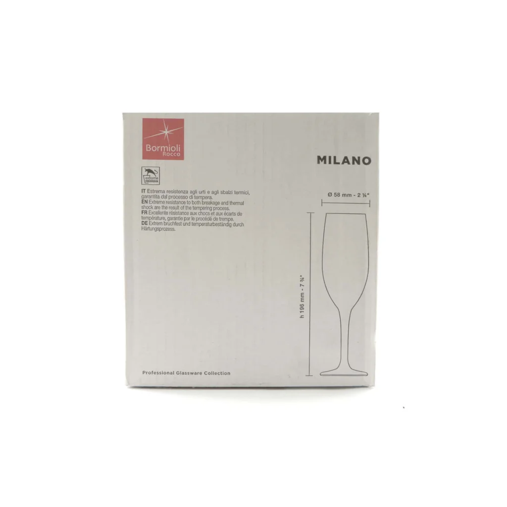 Set 12 Calici Flute Milano 17 cl BORMIOLI ROCCO