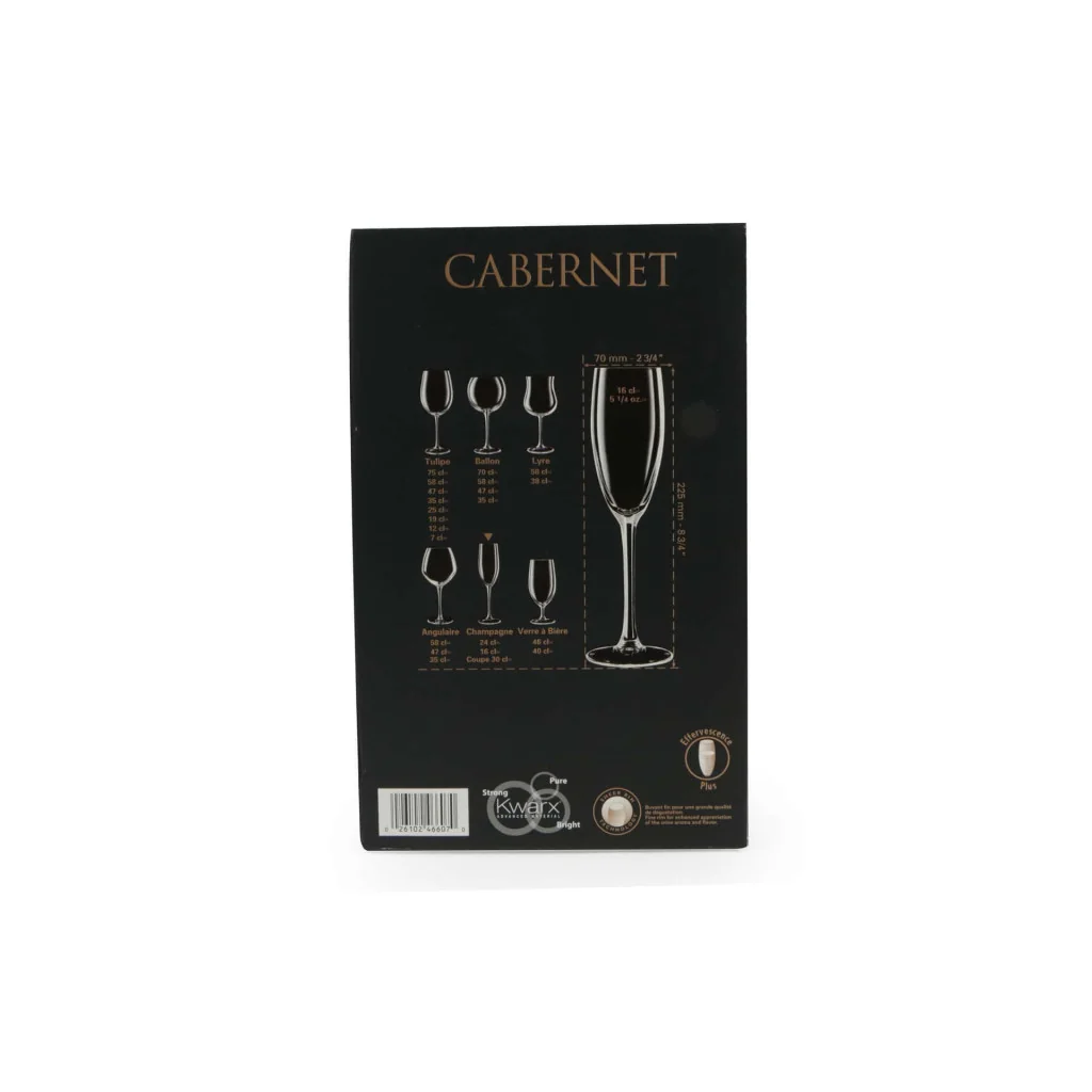 Set 6 Calici Flute Cabernet 16 cl CHEF & SOMMELIER