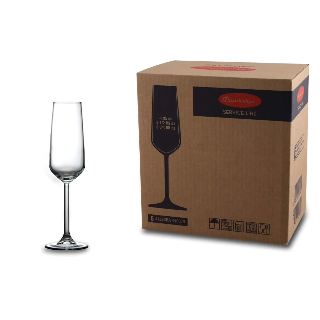 Set 6 Calici Flute Spumante Allegra 19,5 cl PASABAHCE
