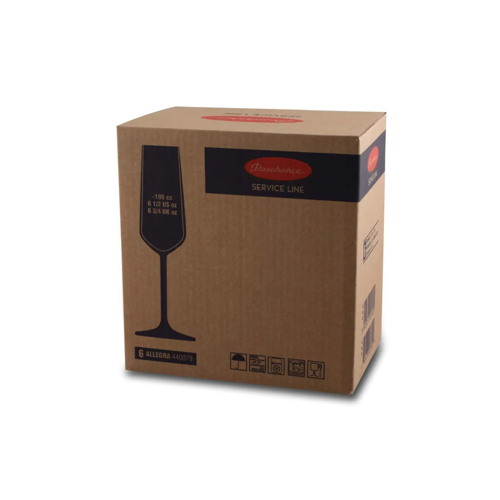 Set 6 Calici Flute Spumante Allegra 19,5 cl PASABAHCE