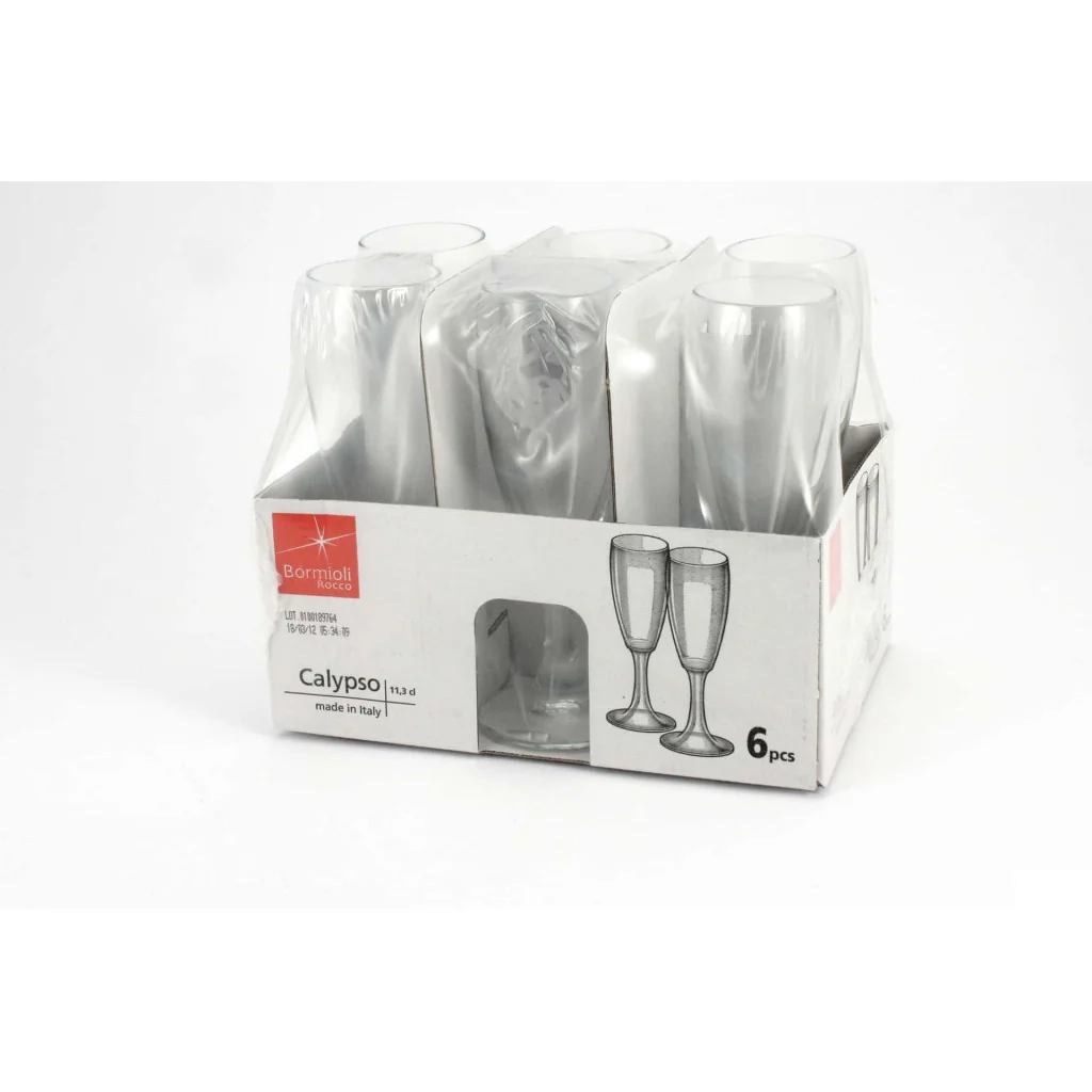Set 6 Calici Flute Spumante Calypso 11,3 cl BORMIOLI ROCCO