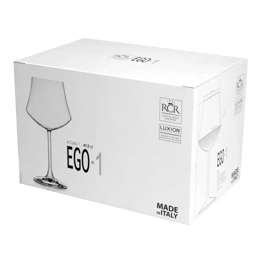 Set 6 Calici Vino Ego-1 49,8 cl RCR CRISTALLERIA ITALIANA