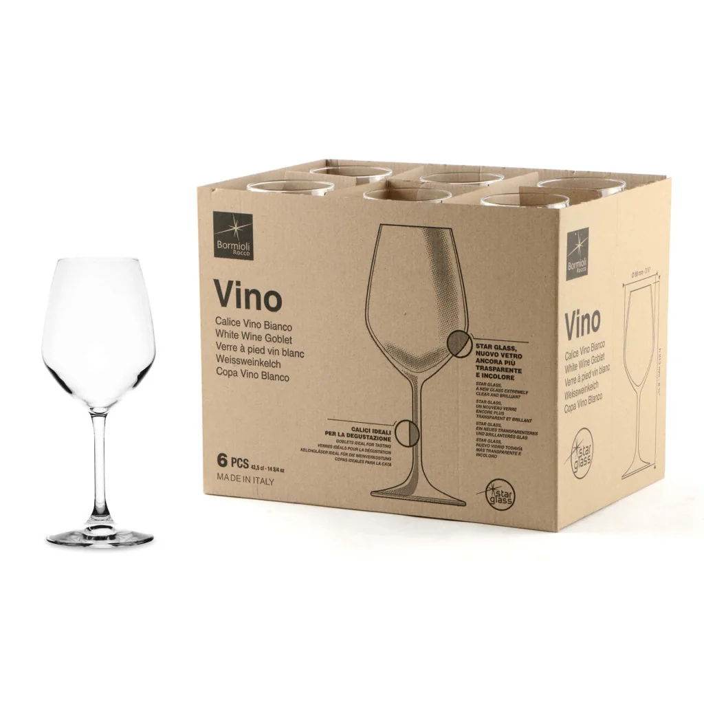 Set 6 Calici Vino Bianco Divino 42,5 cl BORMIOLI ROCCO