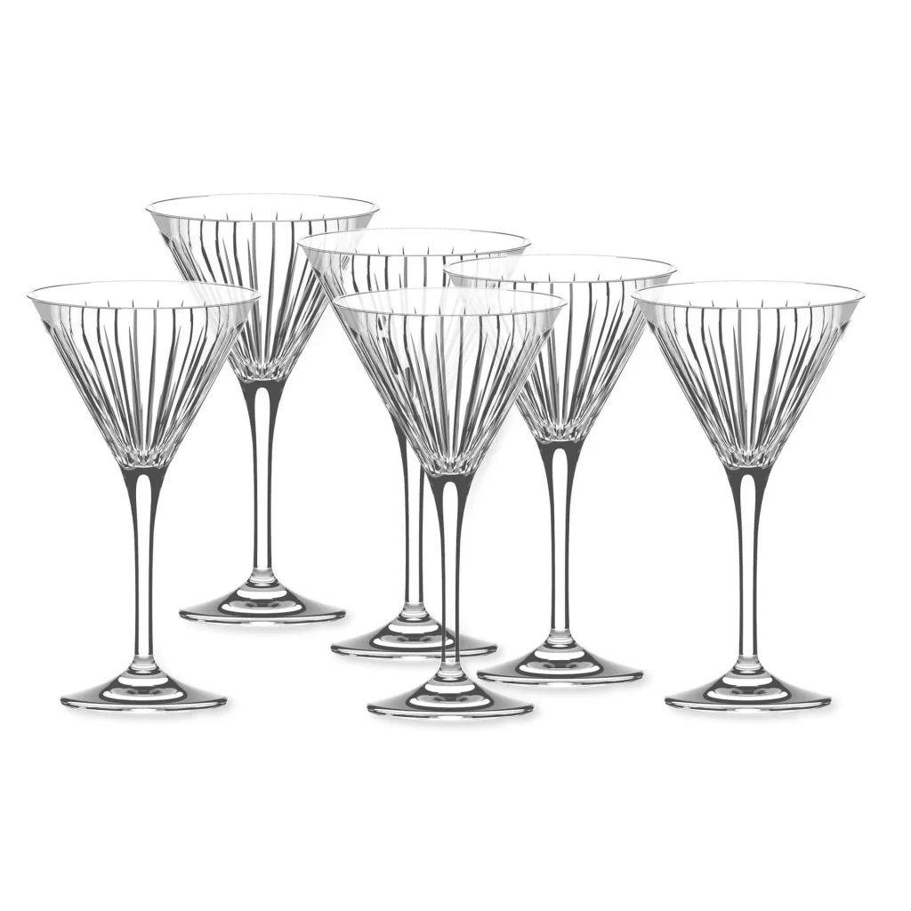 Set 6 Calici Martini Timeless 21 cl RCR CRISTALLERIA ITALIANA