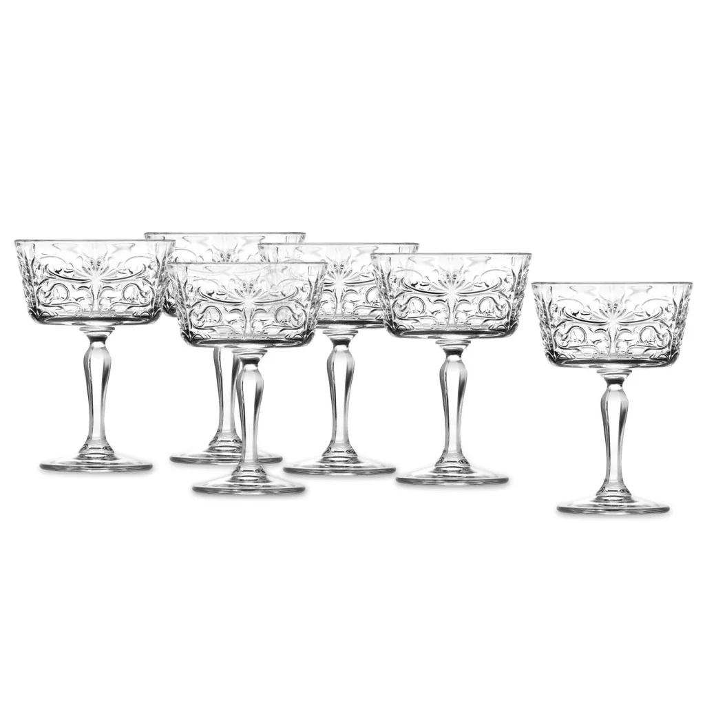 Set 6 Coppa Champagne Tattoo 27 cl RCR CRISTALLERIA ITALIANA