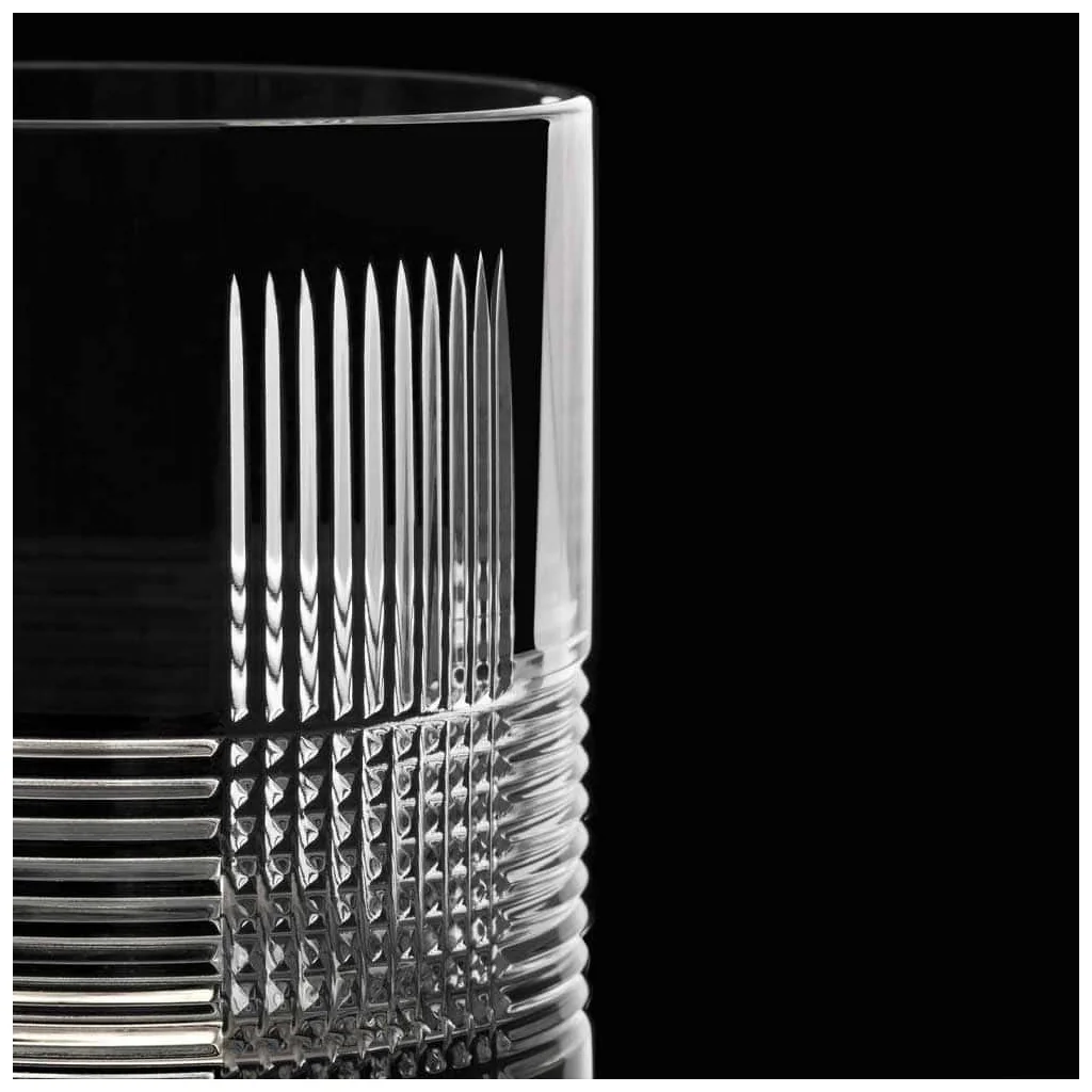 Set 2 Bicchieri Cocktail Quadri 29 cl RCR CRISTALLERIA ITALIANA