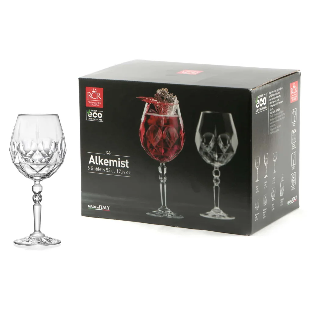 Set 6 Calici Gin Tonic Alkemist 53 cl RCR CRISTALLERIA ITALIANA