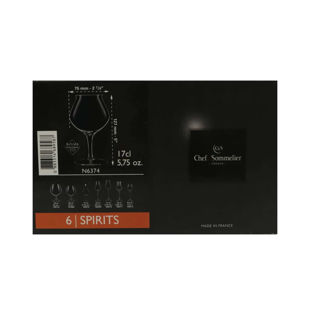 Set 6 Calice Rhum Spirits 17 cl ARCOROC