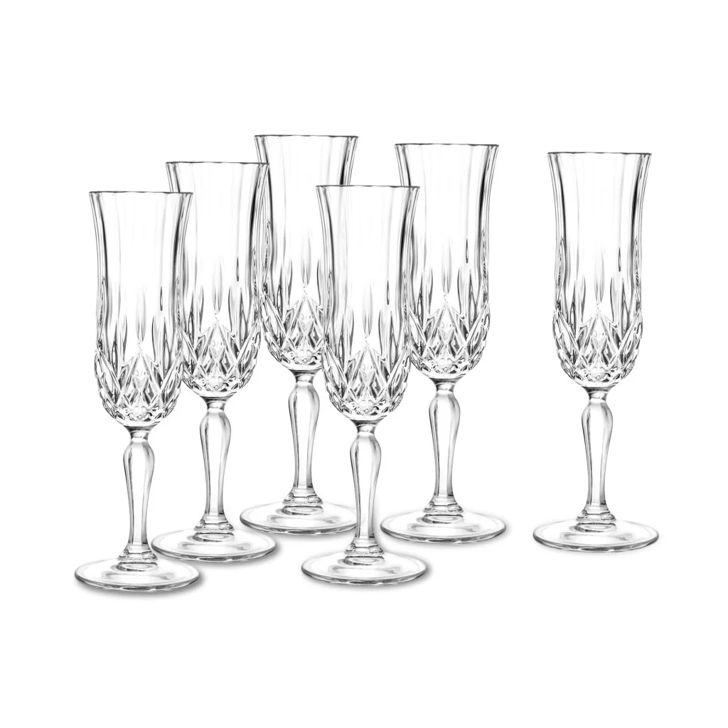 Set 6 Calici Flute Opera 13 cl RCR CRISTALLERIA ITALIANA