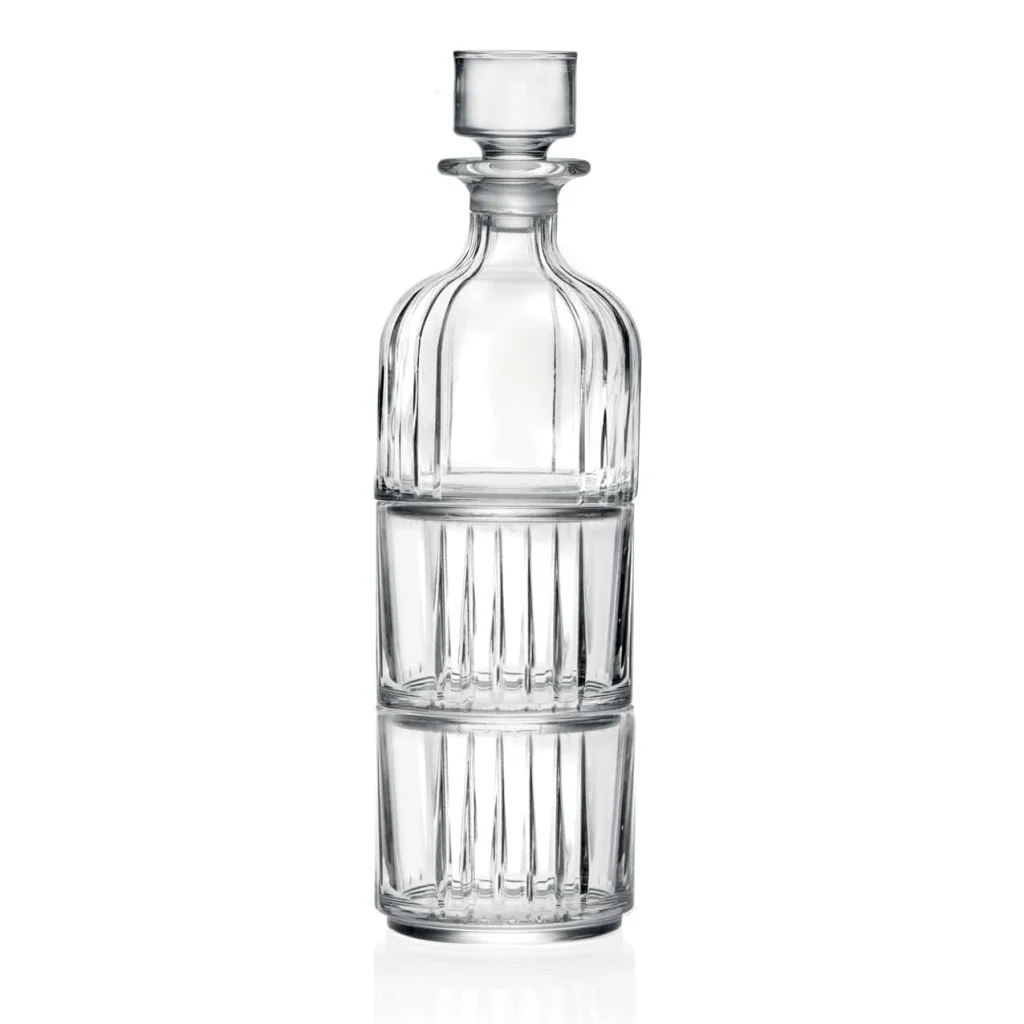 Set Bottiglia e 2 Bicchieri Combo Tumbler RCR CRISTALLERIA