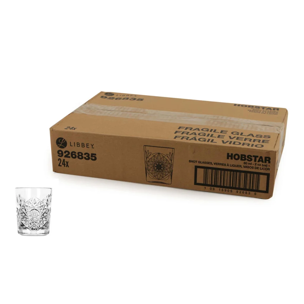 Set 24 Bicchieri Liquore Shot Hobstar 6 cl LIBBEY