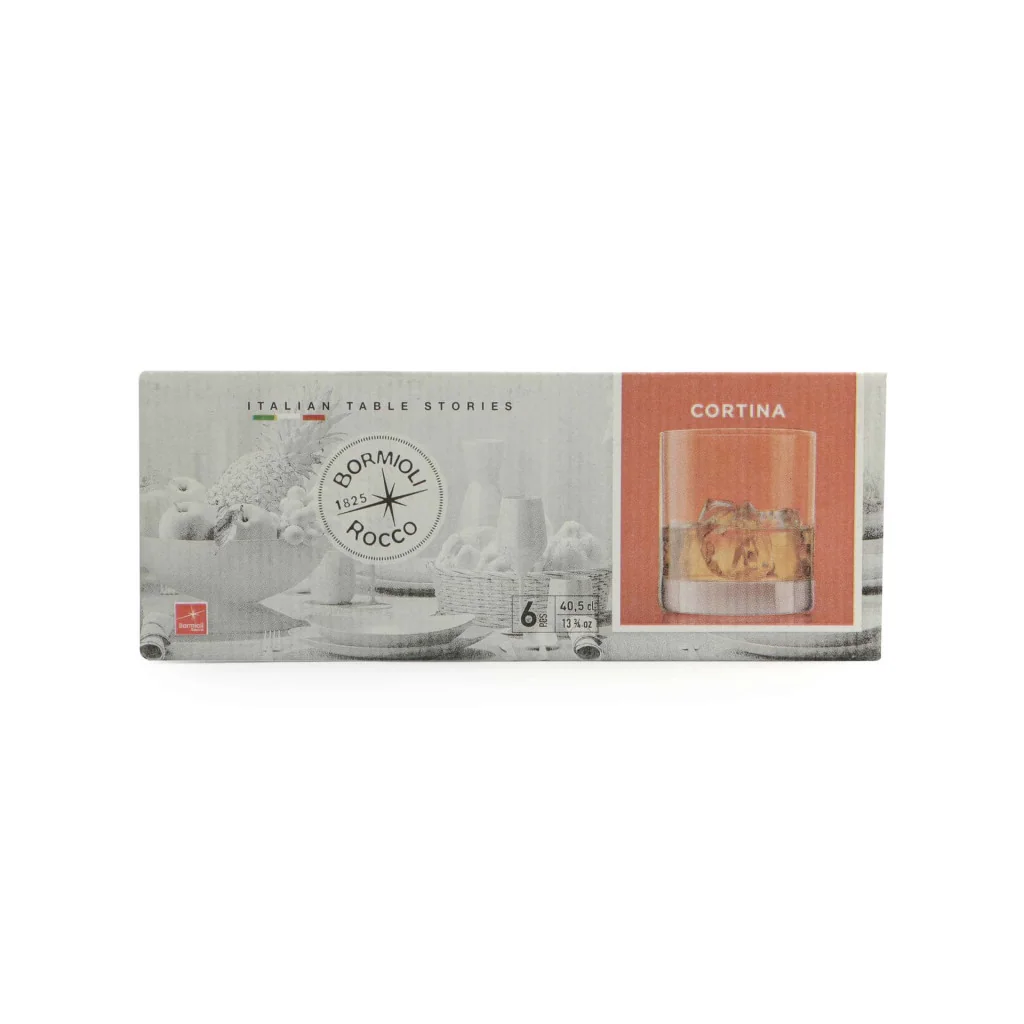 Set 6 Bicchieri Bevande Cortina Dof 38 cl BORMIOLI ROCCO