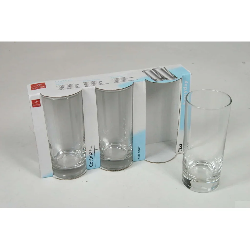 Set 3 Bicchieri Bibita Cortina 28 cl BORMIOLI ROCCO