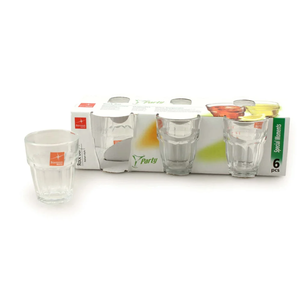 Set 6 Bicchieri Liquore Rock Bar 7 cl BORMIOLI ROCCO