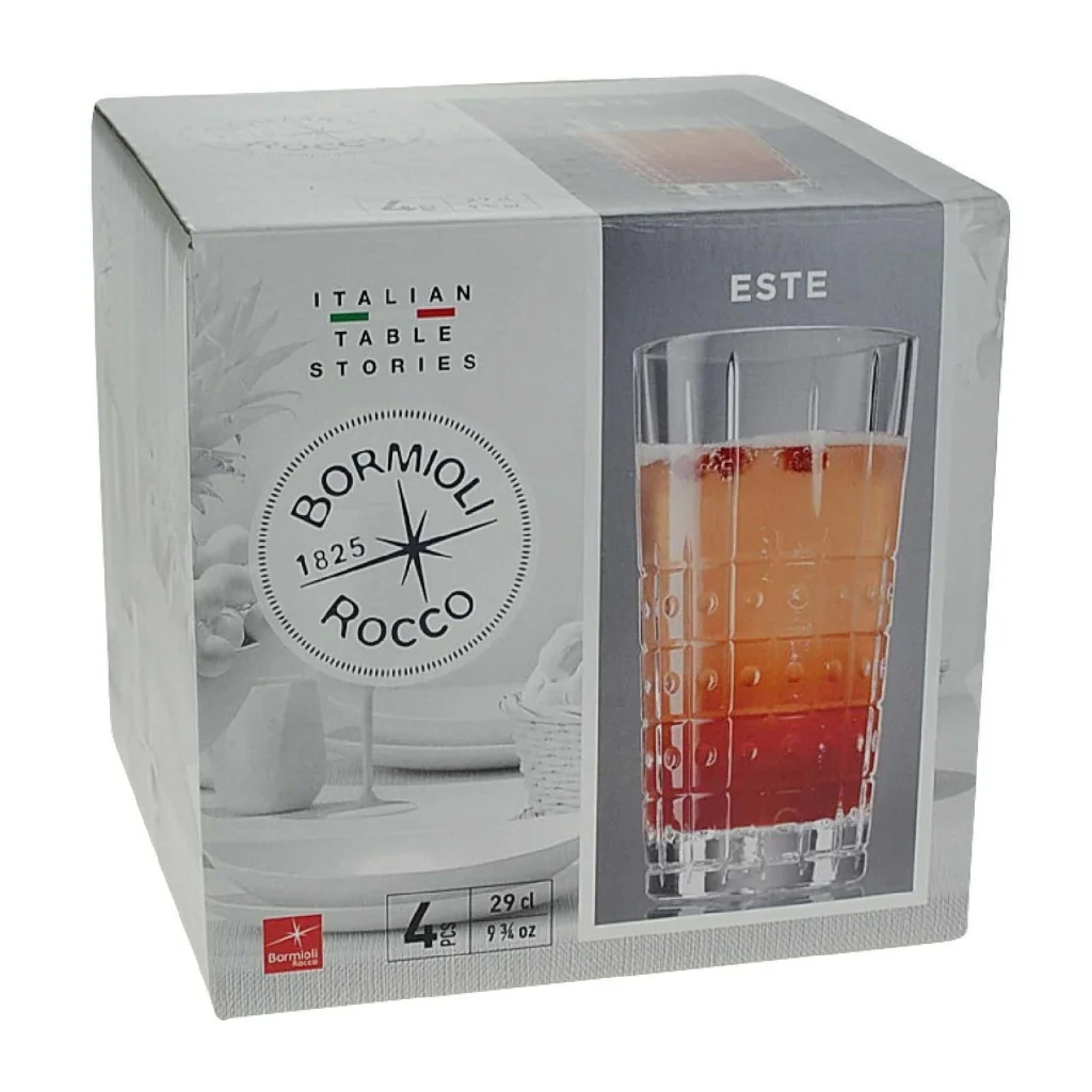 Set 4 Bicchieri Long Drink Este 29 cl BORMIOLI ROCCO