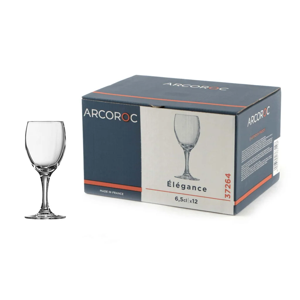 Set 12 Calici Grappa Elegance 6,5 cl ARCOROC