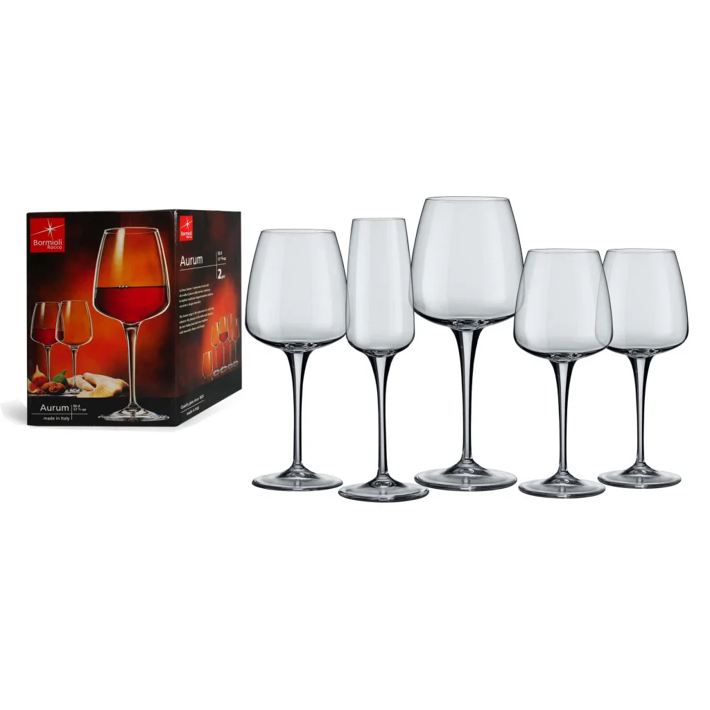 Set 6 Calici Vino Bianco Aurum 35 cl BORMIOLI ROCCO