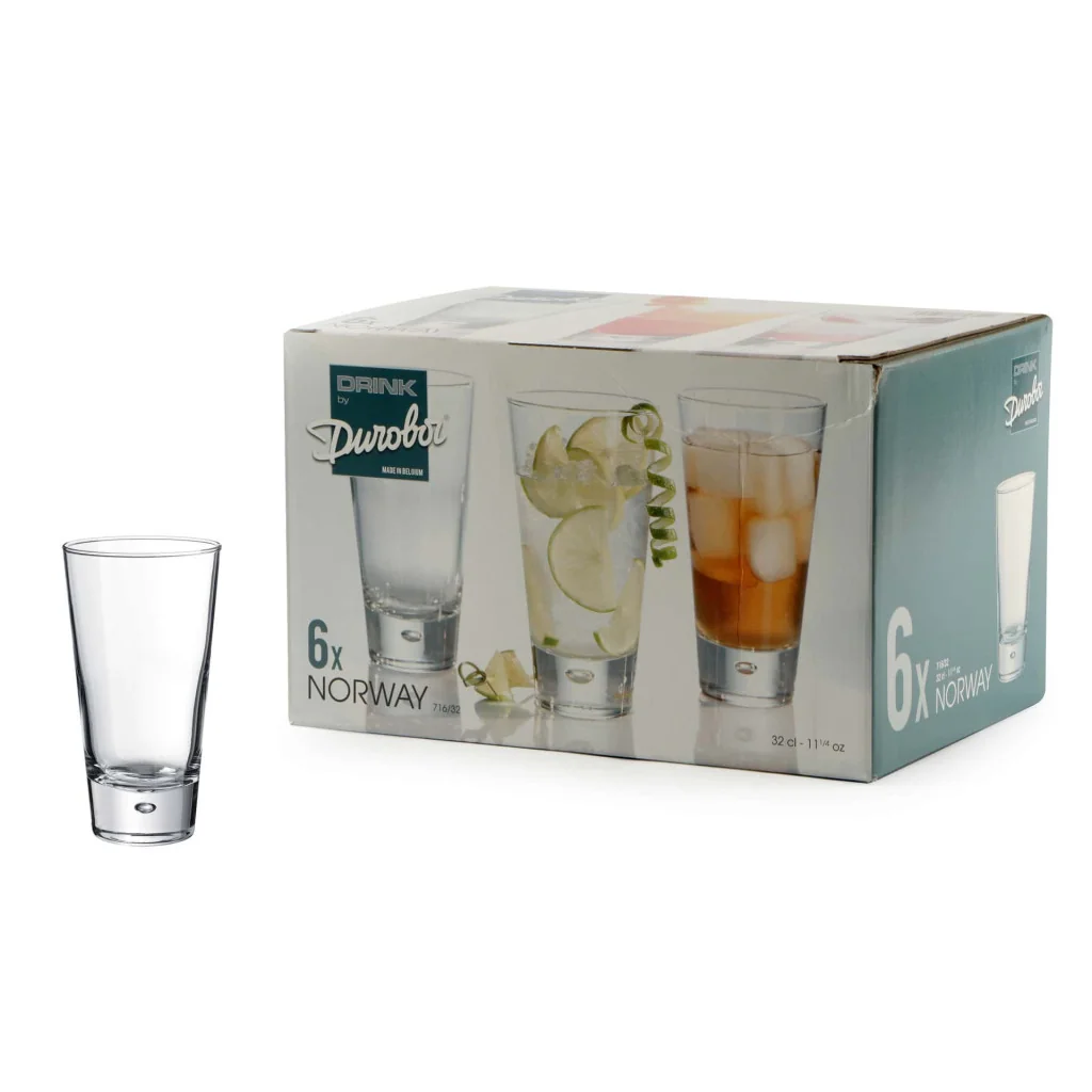 Set 6 Bicchieri Bibita Norway 32 cl DUROBOR