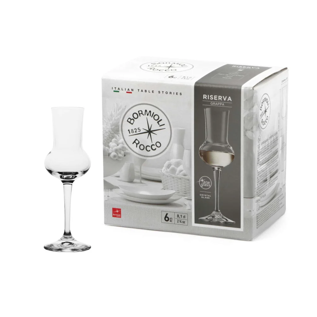 Set 6 Calici Grappa Riserva 8 cl BORMIOLI ROCCO